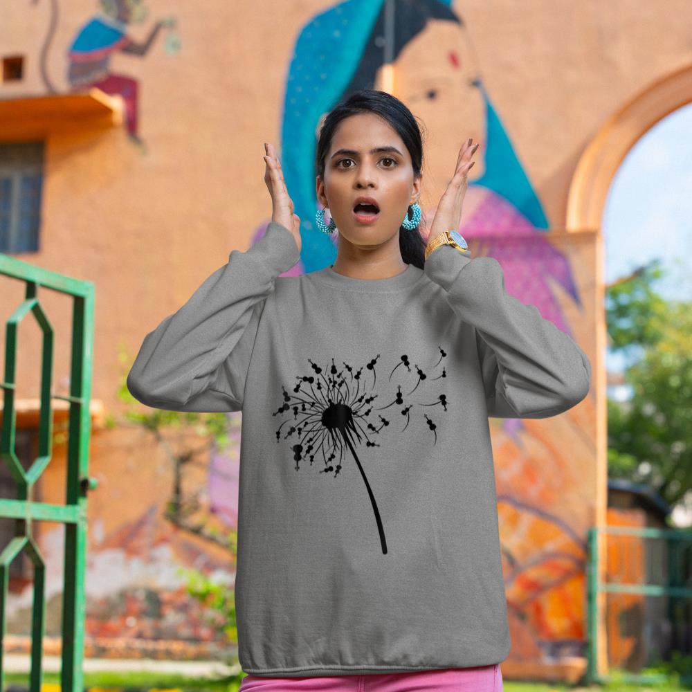 Dandelion Violin Shirt for Violinist  Violin Sweatshirt